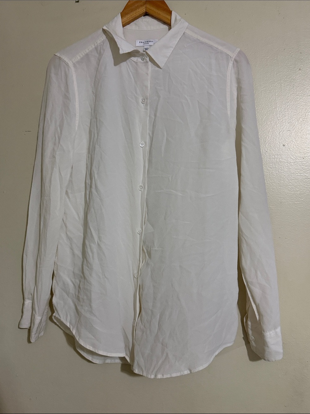 Equipment silk button down shirt